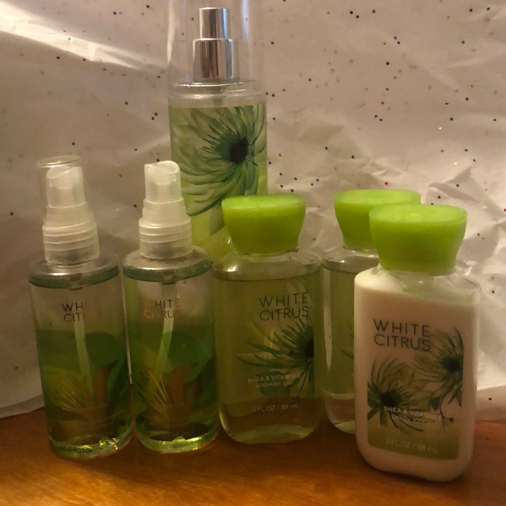 White citrus set